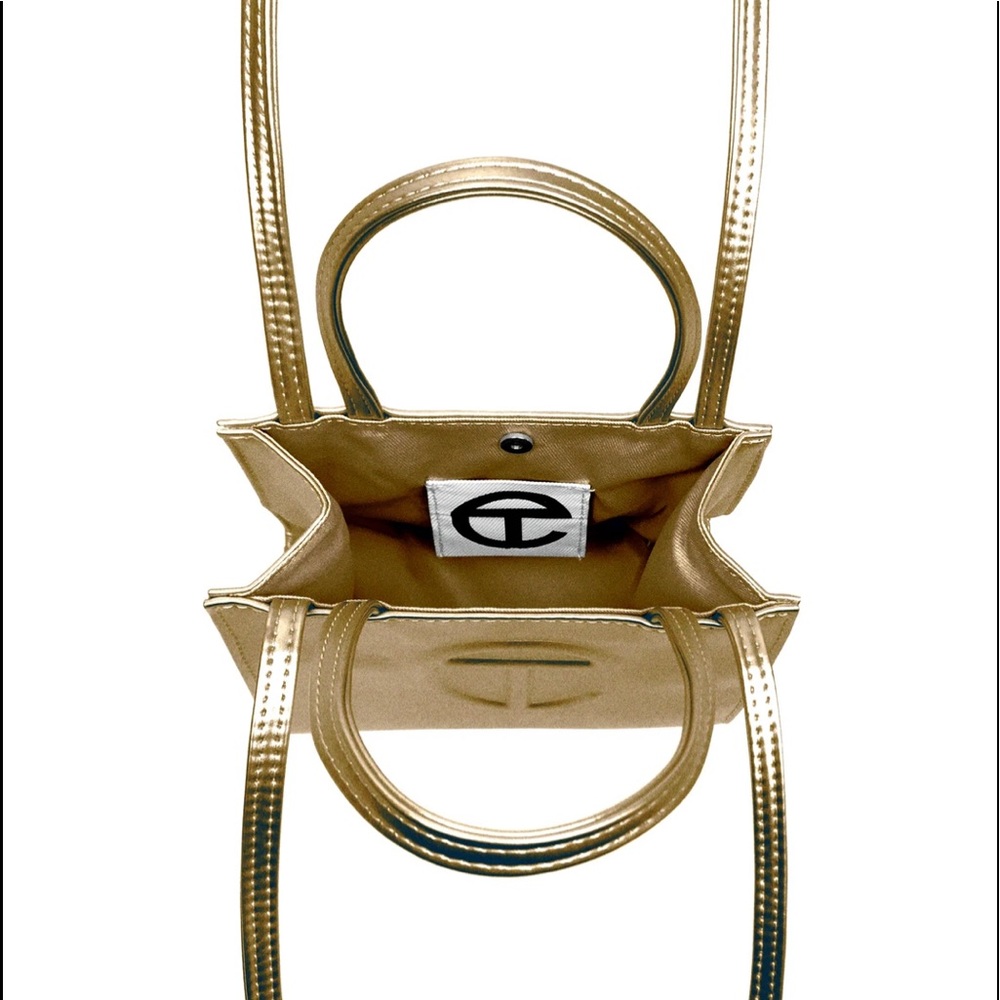 Small Telfar Gold Bag 🏆